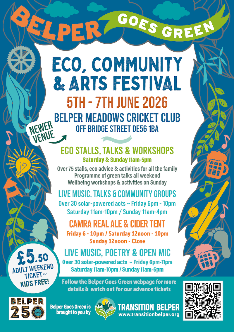 Belper Goes Green 2026 - Derby Days Out