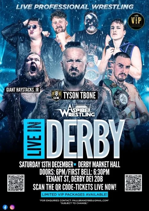 Aspire Wrestling presents Christmas Chaos - Live Wrestling Show - Derby Days Out