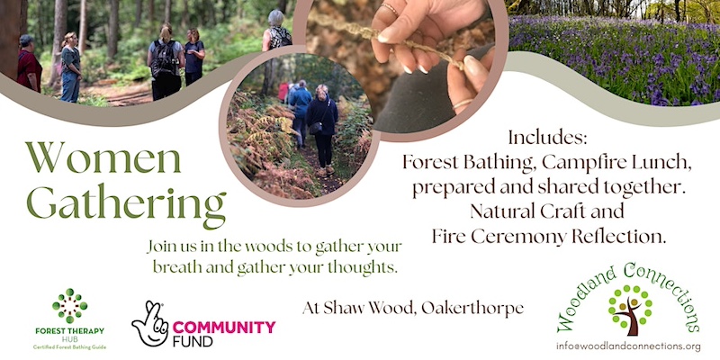 Women Gathering at Shaw Wood, Oakerthorpe - Derby Days Out