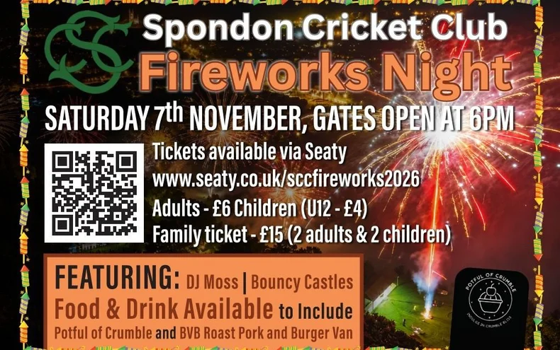 Family Fire Works Night 2026 - Derby Days Out