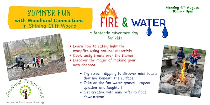 Fire & Water - a woodland adventure day for children. - Derby Days Out